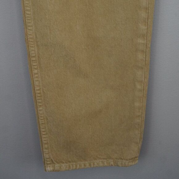 New MOTHER SNACKS! High Waisted Double Stack Ankle Jeans in Army Green size 24 - Picture 9 of 15